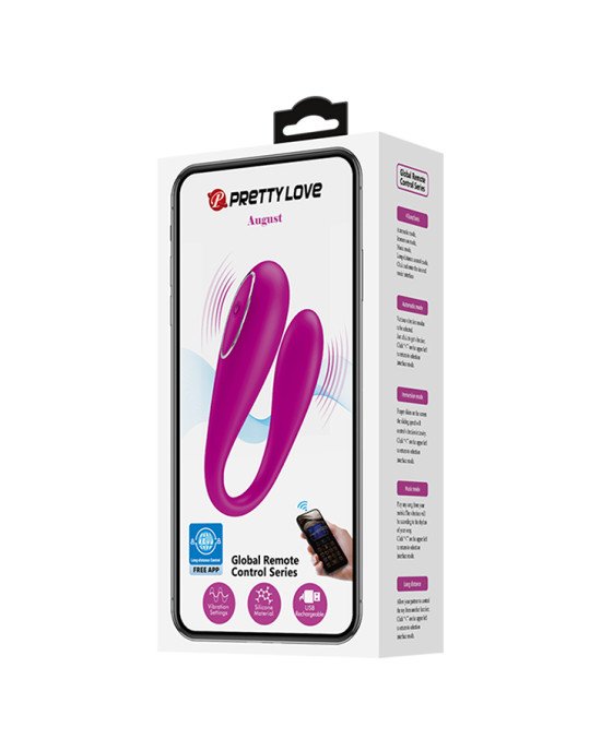 Вібратор - Pretty Love August Remote Massager Вібратор - Pretty Love August Remote Massager