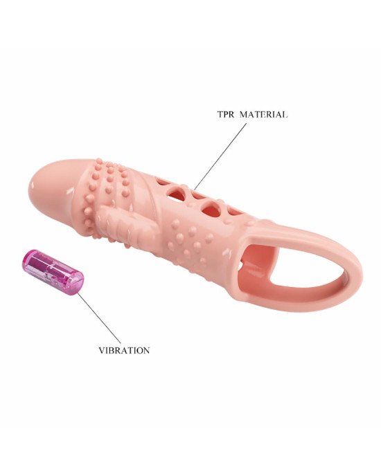 Насадка на член - Pretty Love Cecelia Vibrating Penis Sleeve Flesh Насадка на член - Pretty Love Cecelia Vibrating Penis Sleeve Flesh