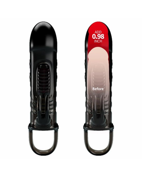 Насадка на член - Pretty Love Sloane Vibrating Penis Sleeve Black Насадка на член - Pretty Love Sloane Vibrating Penis Sleeve Black