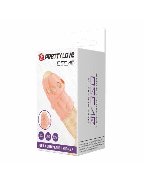 Насадка на член - Pretty Love Oskar Penis Thicker Flesh