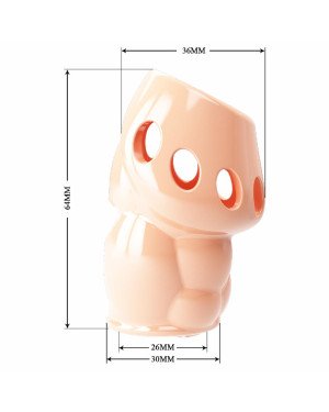 Насадка на член - Pretty Love Oskar Penis Thicker Flesh