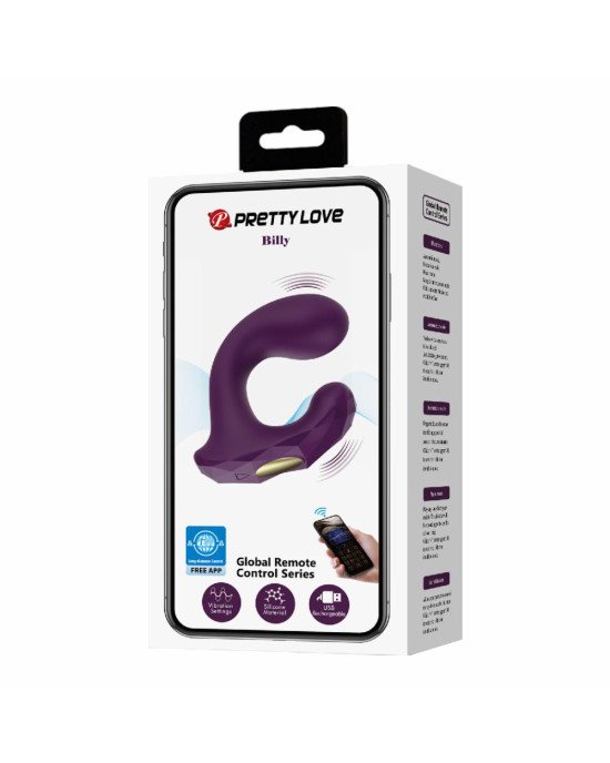 Pretty Love Billy RC Control Stimulator Purple Pretty Love Billy RC Control Stimulator Purple