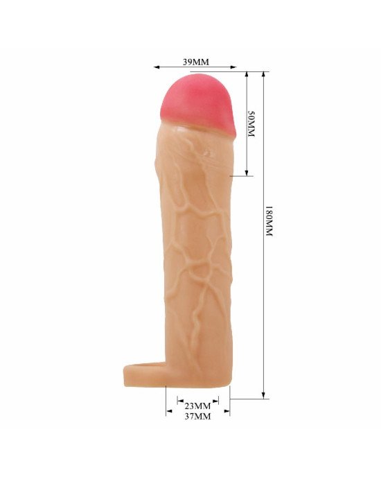 Pretty Love Hani Penis Extender 18 cm Flesh Pretty Love Hani Penis Extender 18 cm Flesh