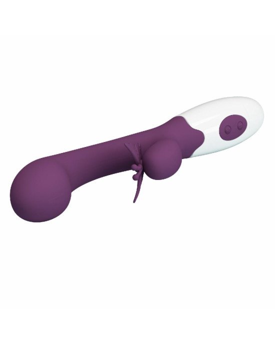 Вібратор - Pretty Love Butterfly Kiss Vibrator Dark Purple Вібратор - Pretty Love Butterfly Kiss Vibrator Dark Purple