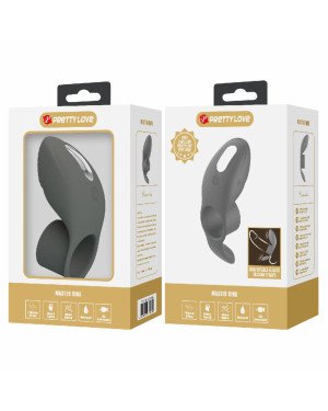 Ерекційне кільце - Pretty Love Master Ring Cock Ring Black Ерекційне кільце - Pretty Love Master Ring Cock Ring Black