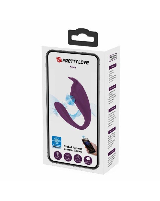 Pretty Love Shey RC Control Stimulator Purple Pretty Love Shey RC Control Stimulator Purple