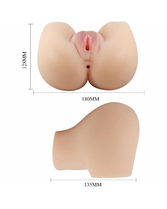 Crazy Bull vibro realistic pussy and ass masturbator Mila Flesh Crazy Bull vibro realistic pussy and ass masturbator Mila Flesh