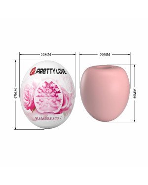 Мастурбатор - Pretty Love Pleasure Egg Masturbator Pink Мастурбатор - Pretty Love Pleasure Egg Masturbator Pink