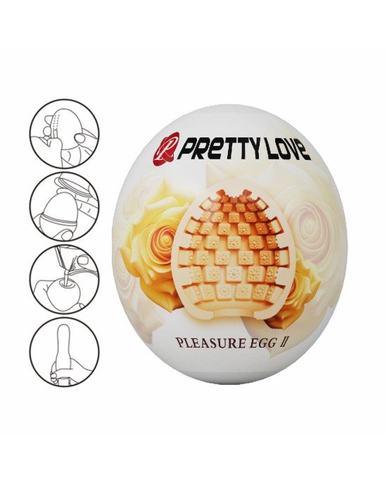 Мастурбатор - Pretty Love Pleasure Egg Masturbator Flesh Мастурбатор - Pretty Love Pleasure Egg Masturbator Flesh