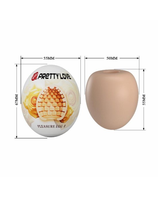 Мастурбатор - Pretty Love Pleasure Egg Masturbator Flesh Мастурбатор - Pretty Love Pleasure Egg Masturbator Flesh