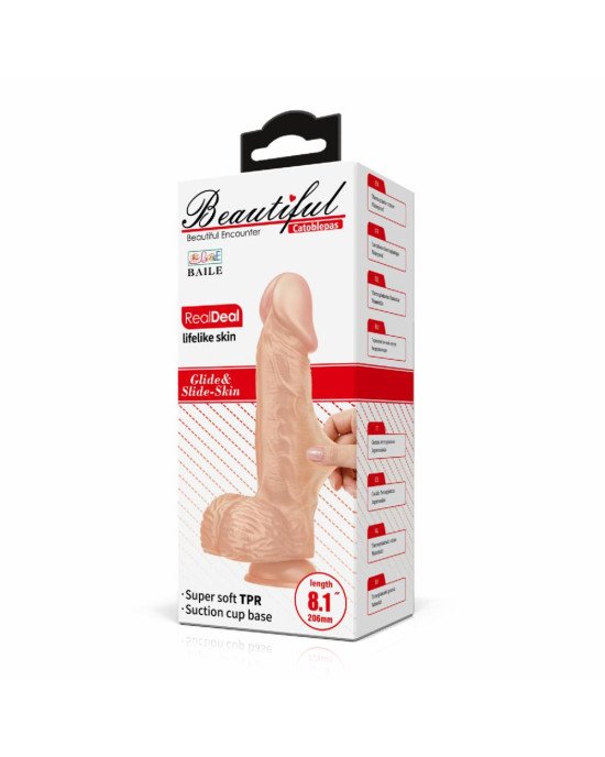 Фалоімітатор - Beautiful Encounter Catoblepas Dildo Flesh, 20,5 см Фалоімітатор - Beautiful Encounter Catoblepas Dildo Flesh, 20,5 см