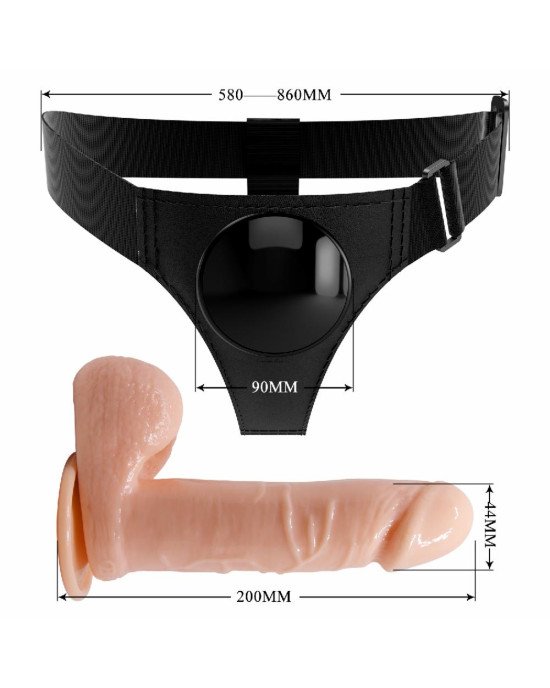 Страпон - Pretty Love Harness Briefs Tom 7.4 Страпон - Pretty Love Harness Briefs Tom 7.4