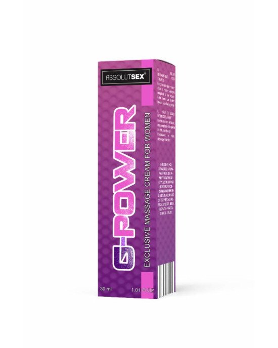 Крем - Absolut Sex G-Power, 30 мл Крем - Absolut Sex G-Power, 30 мл