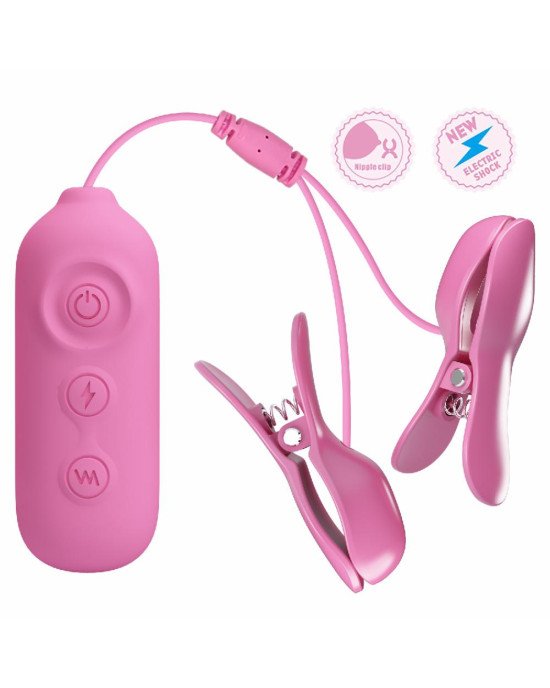 Затискачі для сосків - Pretty Love Nipple Clip Romantic Wave II Pink Затискачі для сосків - Pretty Love Nipple Clip Romantic Wave II Pink