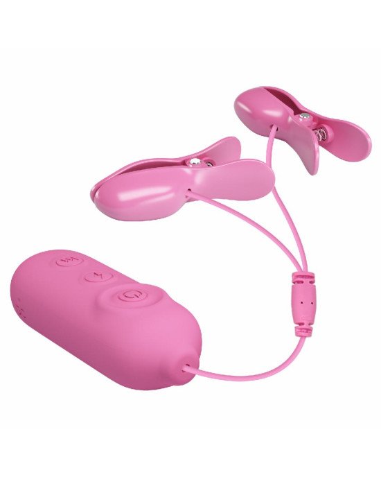 Затискачі для сосків - Pretty Love Nipple Clip Romantic Wave II Pink Затискачі для сосків - Pretty Love Nipple Clip Romantic Wave II Pink