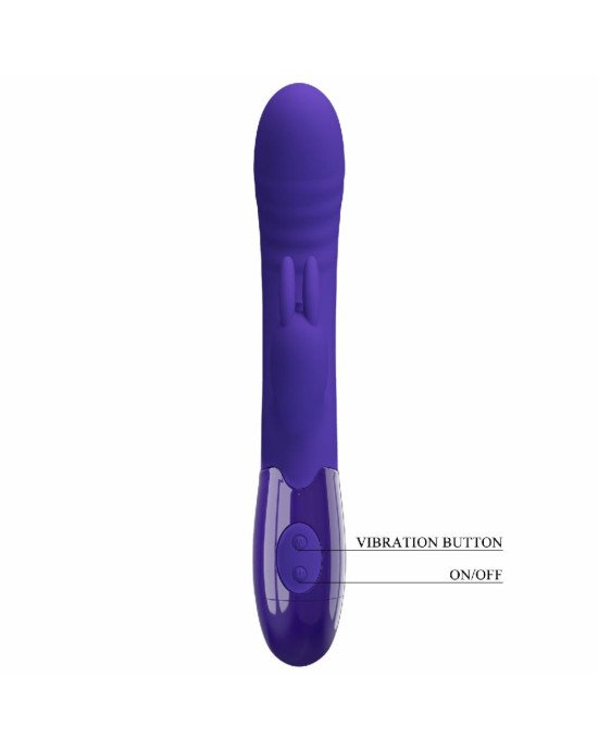 Вібратор - Pretty Love Cerberus Licking Vibrator Blue