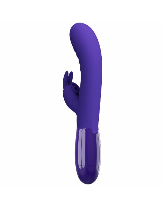 Вібратор - Pretty Love Cerberus Licking Vibrator Blue