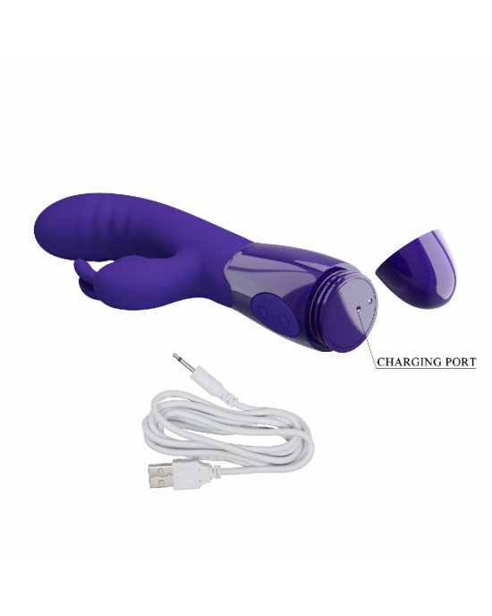 Вібратор - Pretty Love Cerberus Licking Vibrator Blue