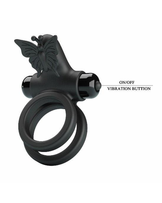 Ерекційне кільце - Pretty Love Passionate Ring IX Black Ерекційне кільце - Pretty Love Passionate Ring IX Black