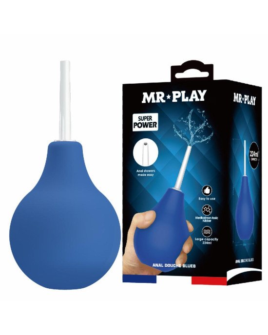 Анальний душ - Mr.Play Anal Douche Blueb Blue Анальний душ - Mr.Play Anal Douche Blueb Blue