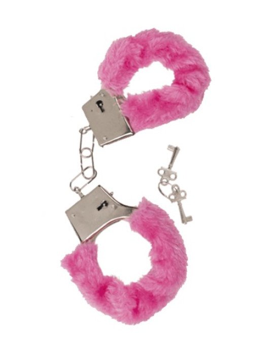 Наручники Plush Handcuffs With Keys Pink Наручники Plush Handcuffs With Keys Pink