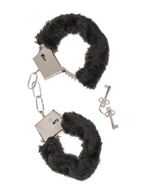 Наручники Plush Handcuffs With Keys Black Наручники Plush Handcuffs With Keys Black