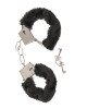Наручники Plush Handcuffs With Keys Black Наручники Plush Handcuffs With Keys Black