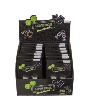 Неонові кубики Love Dice Glow In The Dark, 2 шт. Неонові кубики Love Dice Glow In The Dark, 2 шт.