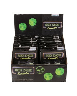 Кубики неонові Sex Dice Kamasutra Neon, 2 шт.