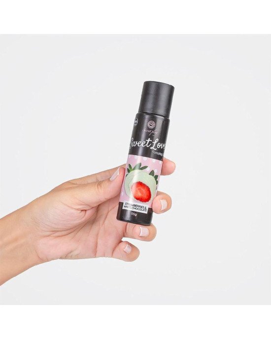 Гель для прелюдій - Secret Play Sweet Love Strawberry & White Chocolate, 60 мл Гель для прелюдій - Secret Play Sweet Love Strawberry & White Chocolate, 60 мл