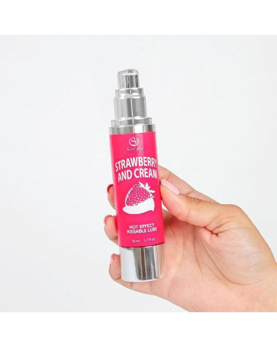 Лубрикант - Secret Play Strawberry & Cream, 50 мл