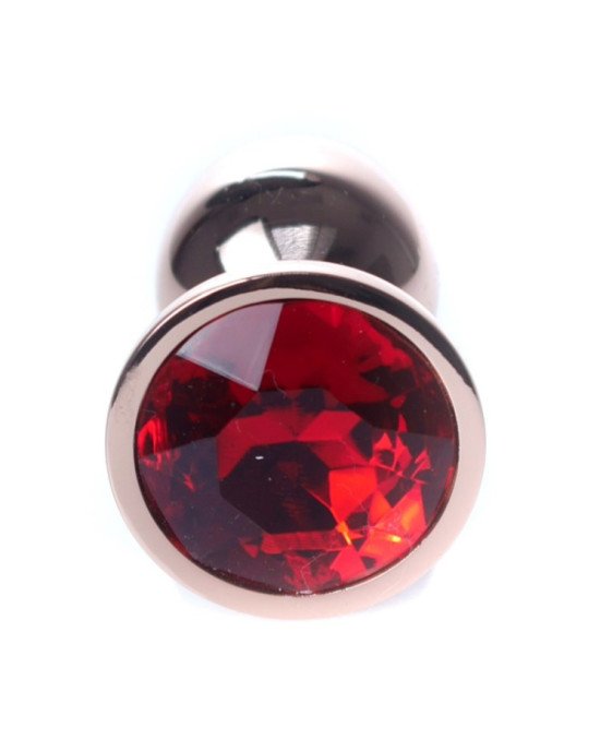 Анальна пробка - Jewellery Red Gold PLUG- Red