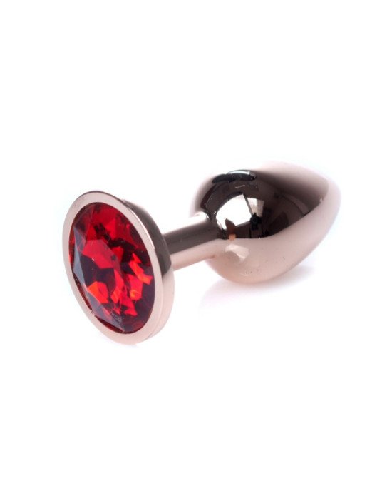 Анальна пробка - Jewellery Red Gold PLUG- Red