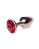 Анальна пробка - Jewellery Red Gold PLUG- Red