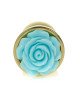 Анальна пробка - Jewellery Gold PLUG ROSE- Light Blue Анальна пробка - Jewellery Gold PLUG ROSE- Light Blue