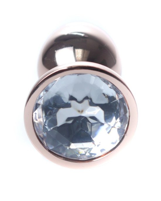 Анальна пробка - Jewellery Red Gold PLUG- Clear Анальна пробка - Jewellery Red Gold PLUG- Clear