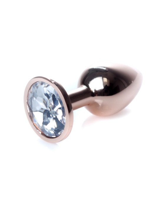 Анальна пробка - Jewellery Red Gold PLUG- Clear Анальна пробка - Jewellery Red Gold PLUG- Clear