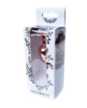 Анальна пробка - Jewellery Red Gold PLUG- Clear