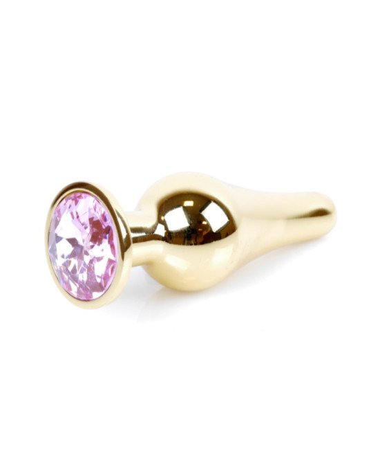 Анальна пробка - Jewellery Gold BUTT PLUG- Rose