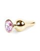 Анальна пробка - Jewellery Gold BUTT PLUG- Rose