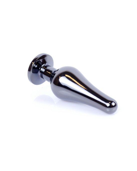 Анальна пробка - Jewellery Dark Silver BUTT PLUG- Green Анальна пробка - Jewellery Dark Silver BUTT PLUG- Green