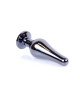 Анальна пробка - Jewellery Dark Silver BUTT PLUG- Green Анальна пробка - Jewellery Dark Silver BUTT PLUG- Green