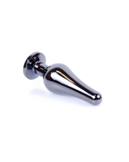 Анальна пробка - Jewellery Dark Silver BUTT PLUG- Black Анальна пробка - Jewellery Dark Silver BUTT PLUG- Black