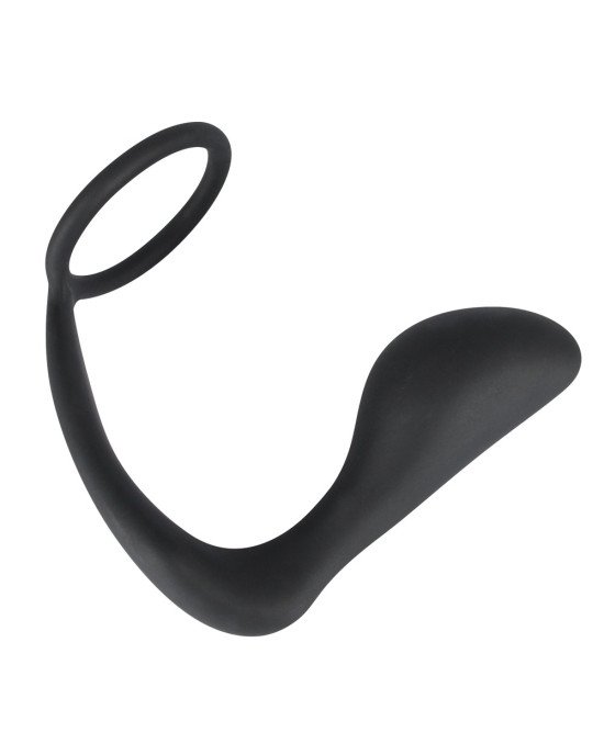 Ерекційне кільце - Black Velvets Ring & Plug Ерекційне кільце - Black Velvets Ring & Plug