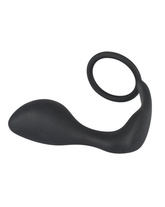Ерекційне кільце - Black Velvets Ring & Plug Ерекційне кільце - Black Velvets Ring & Plug
