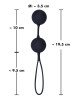 Вагінальні кульки - Black Velvets Balls Silicone Вагінальні кульки - Black Velvets Balls Silicone