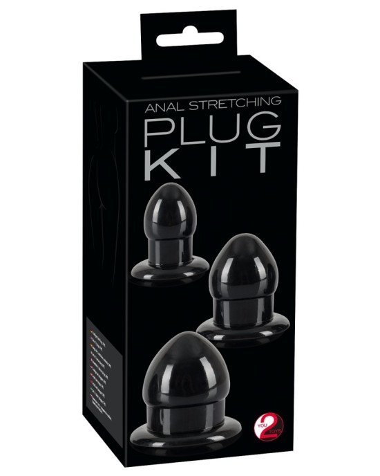 Анальні пробки - Anal Stretching Plug Kit