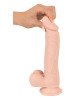 Фалоімітатор з мошонкою - Nature Skin Medium Bendable Dildo Фалоімітатор з мошонкою - Nature Skin Medium Bendable Dildo