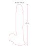 Фалоімітатор з мошонкою - Nature Skin Medium Bendable Dildo Фалоімітатор з мошонкою - Nature Skin Medium Bendable Dildo