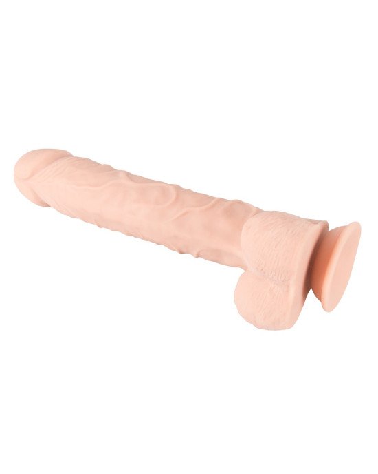 Фалоімітатор з мошонкою - Nature Skin Large Bendable Dildo Фалоімітатор з мошонкою - Nature Skin Large Bendable Dildo